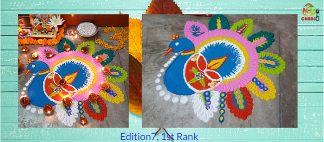 Selfie With Rangoli- Edition 7